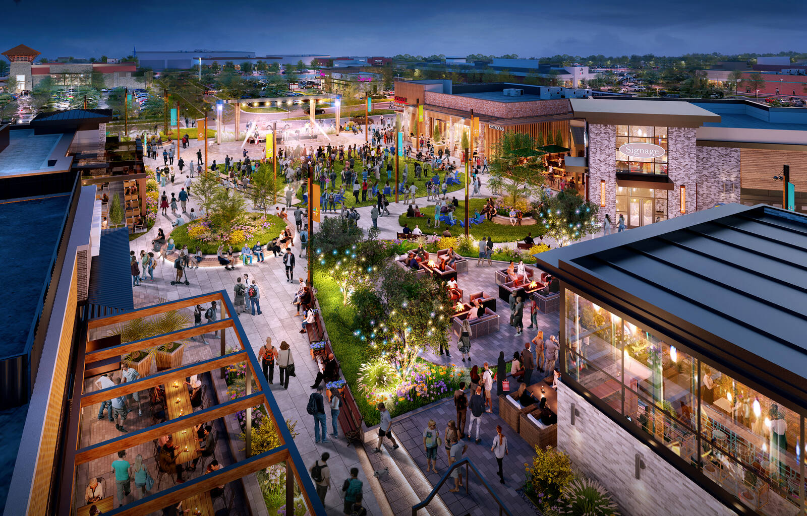 Redevelopment rendering