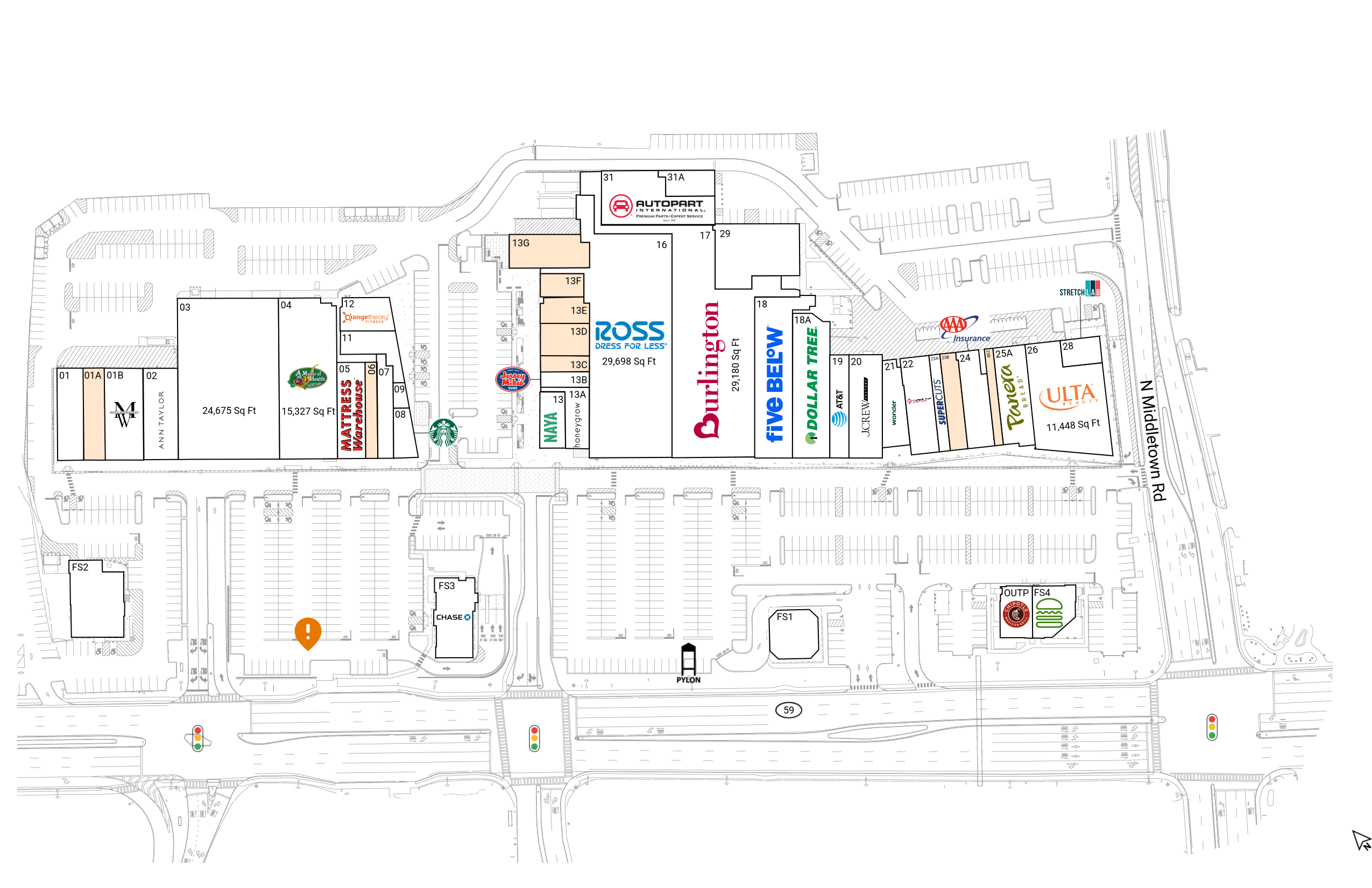 Retail Space for Lease at Rockland Plaza | Brixmor