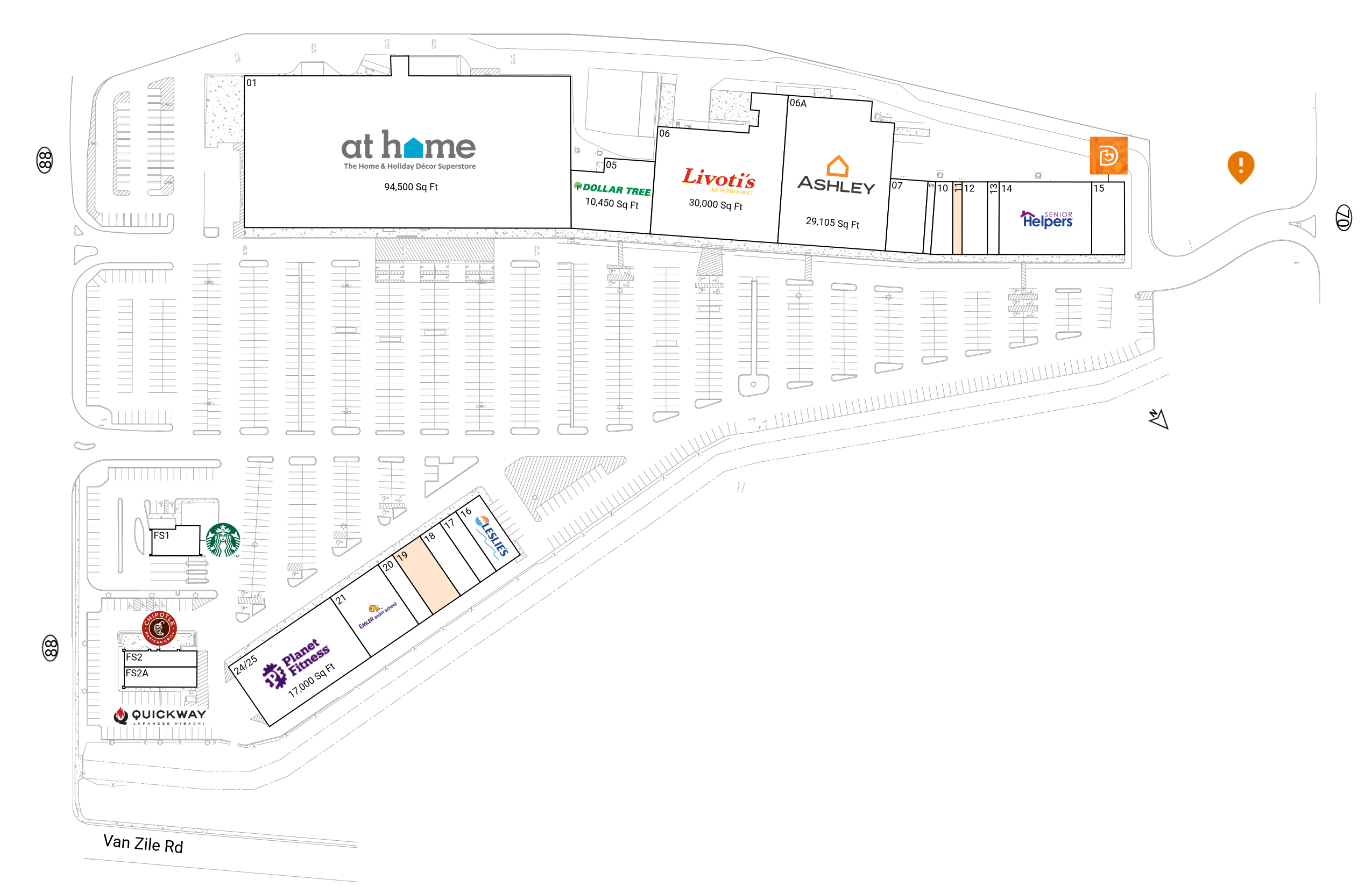 Retail Space for Lease at Laurel Square | Brixmor