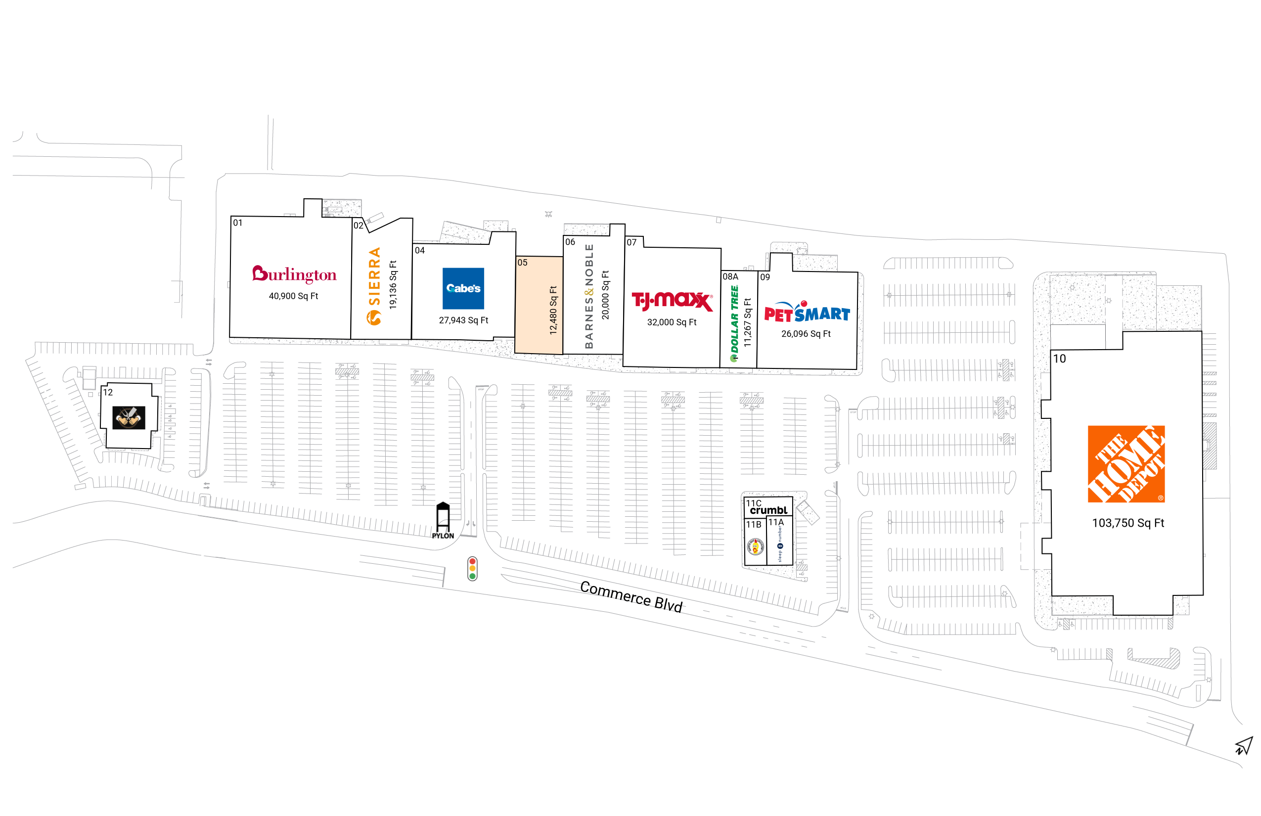 Retail Space for Lease at Dickson City Crossings | Brixmor