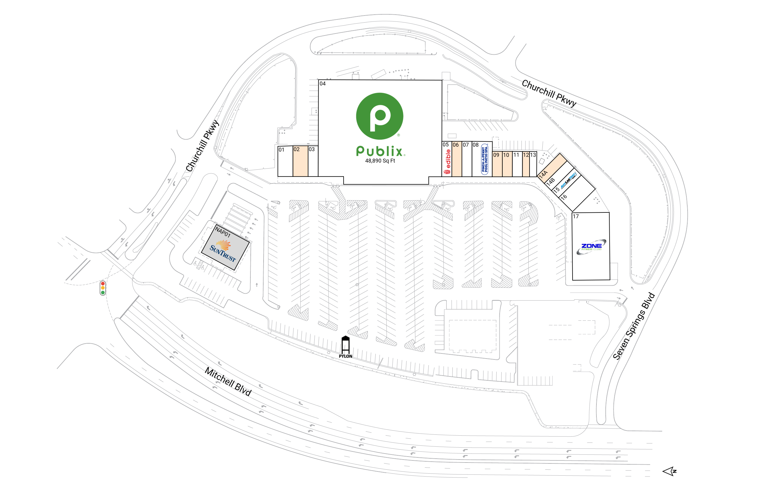 Retail Space for Lease at Chelsea Place | Brixmor