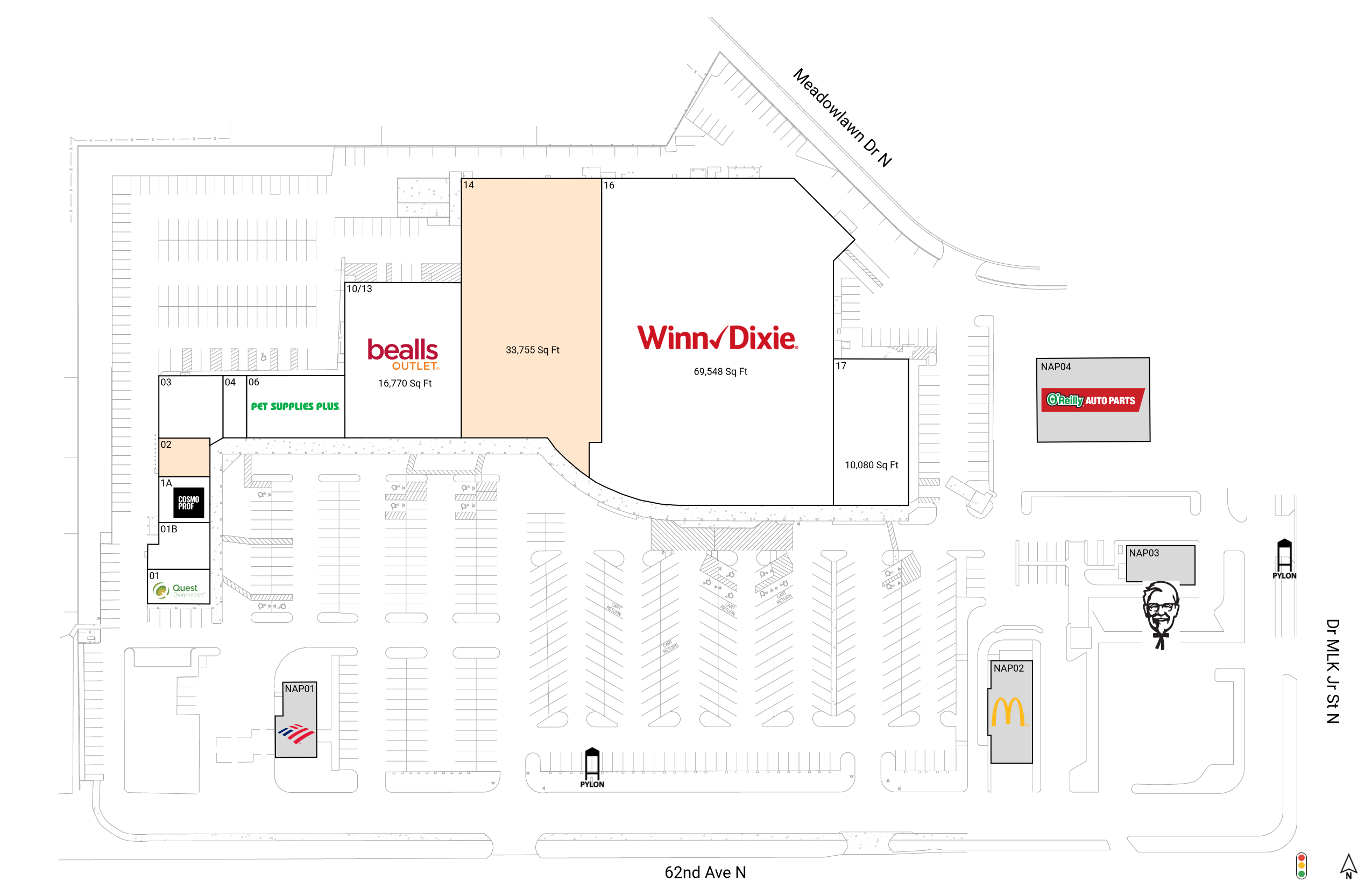 Retail Space for Lease at Rutland Plaza - St. Petersburg 02 | Brixmor