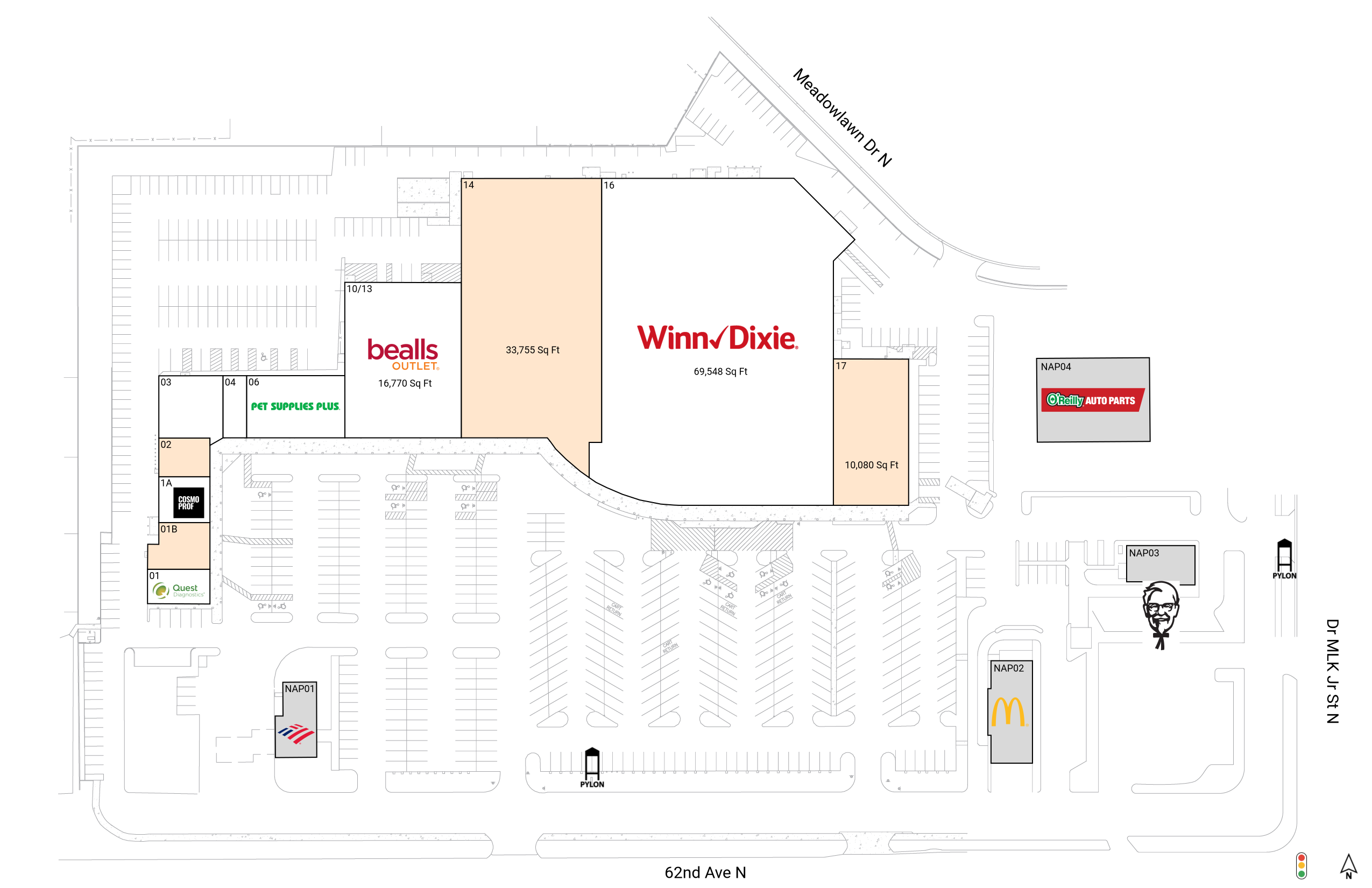 Retail Space for Lease at Rutland Plaza - St. Petersburg 02 | Brixmor