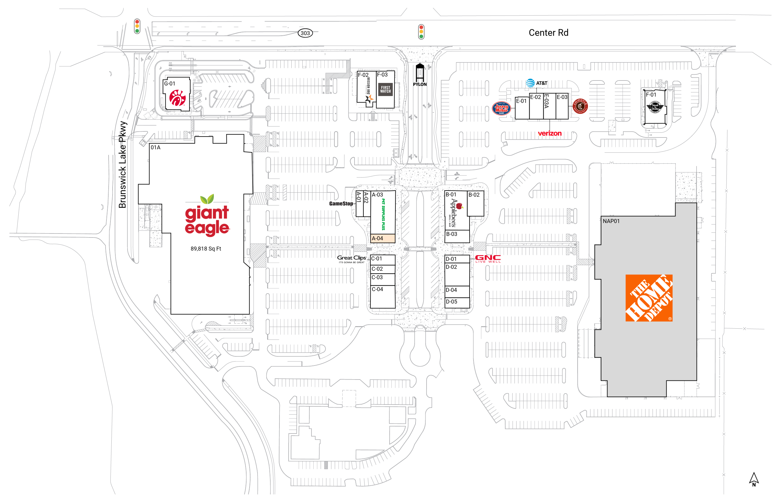 Retail Space for Lease at Brunswick Town Center | Brixmor
