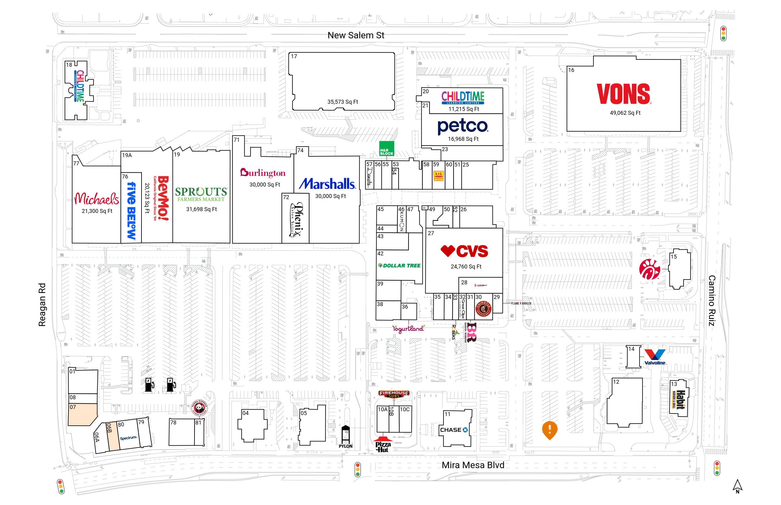 Retail Space for Lease at Village at Mira Mesa | Brixmor