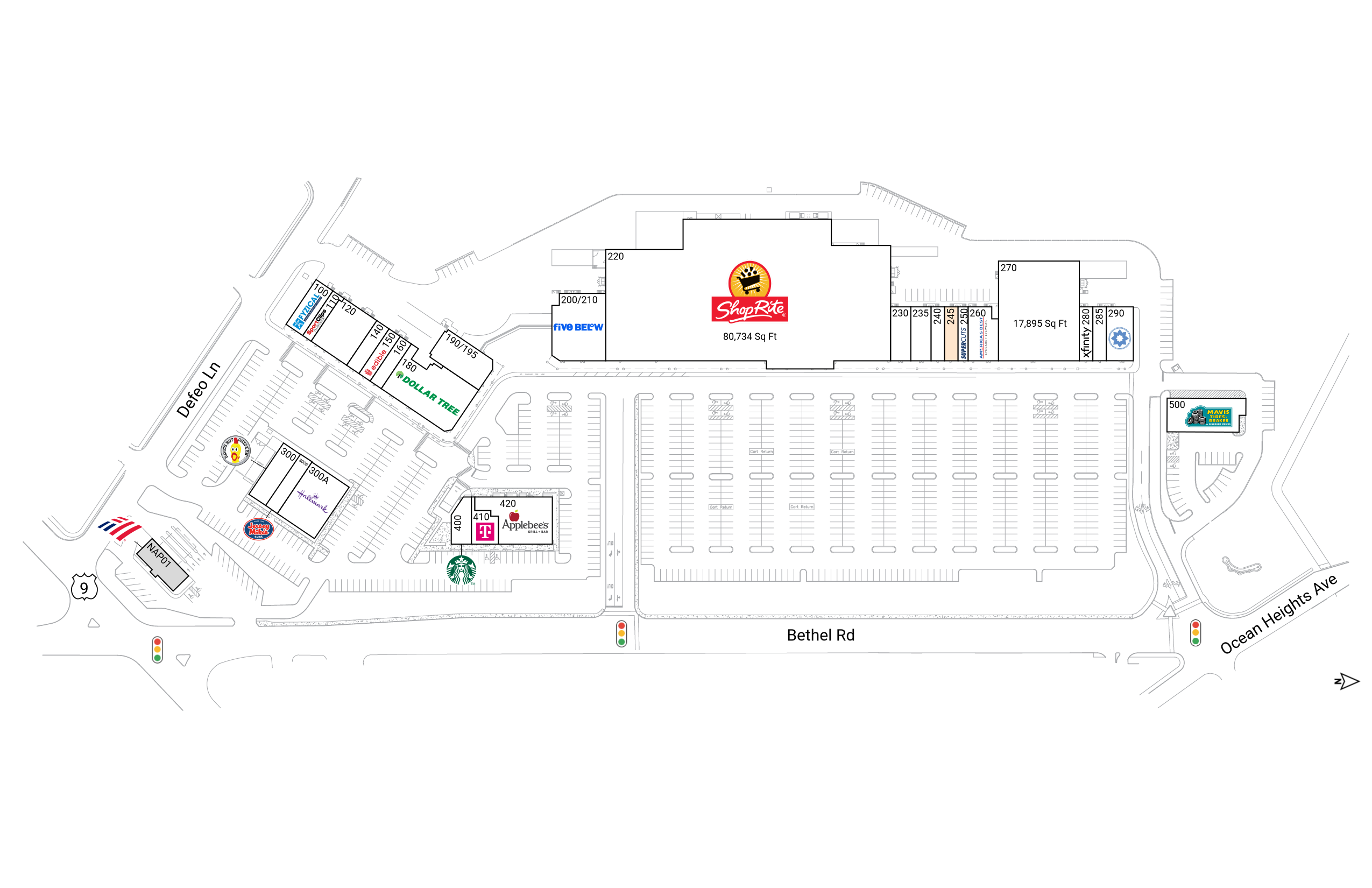 Retail Space for Lease at Ocean Heights Plaza | Brixmor