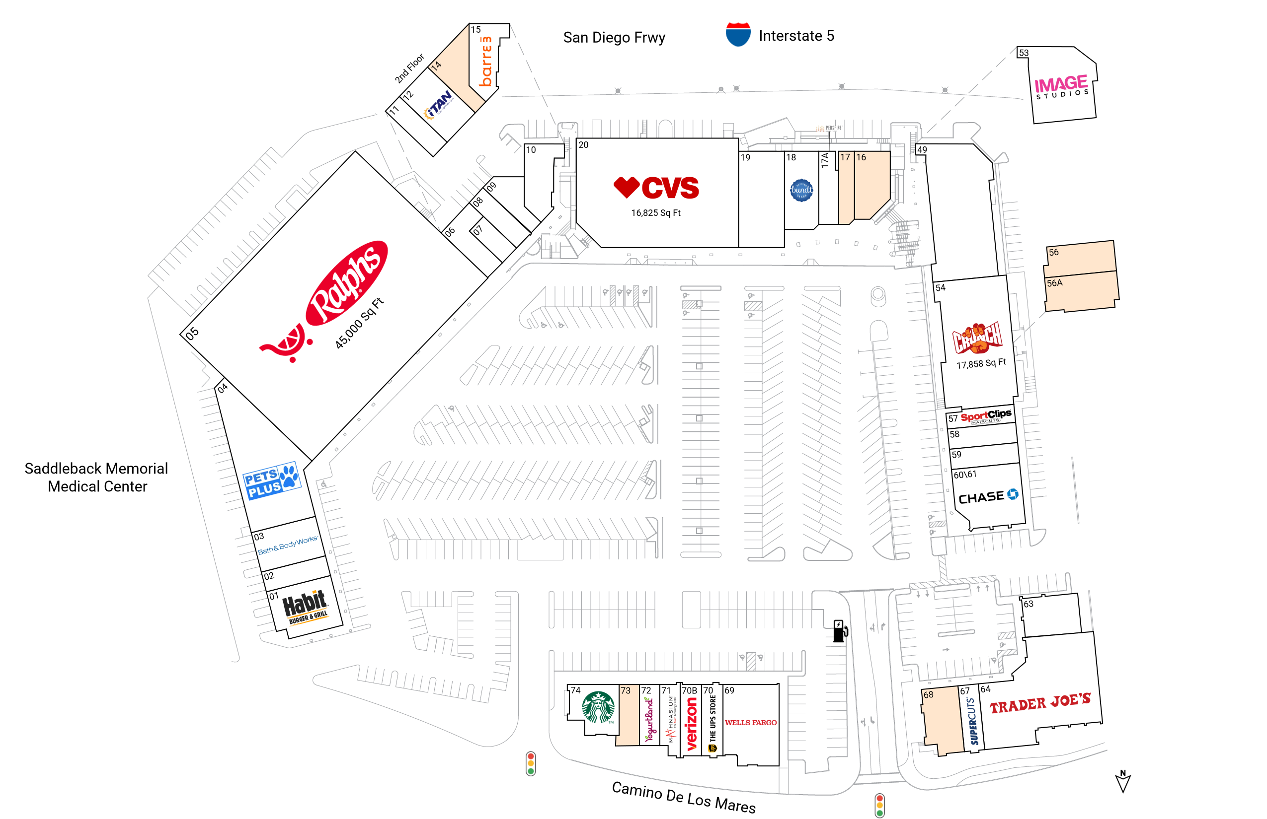 洋書 Retail Location A MicroScale Perspective Retail Space for Lease at Ocean View Plaza | Brixmor