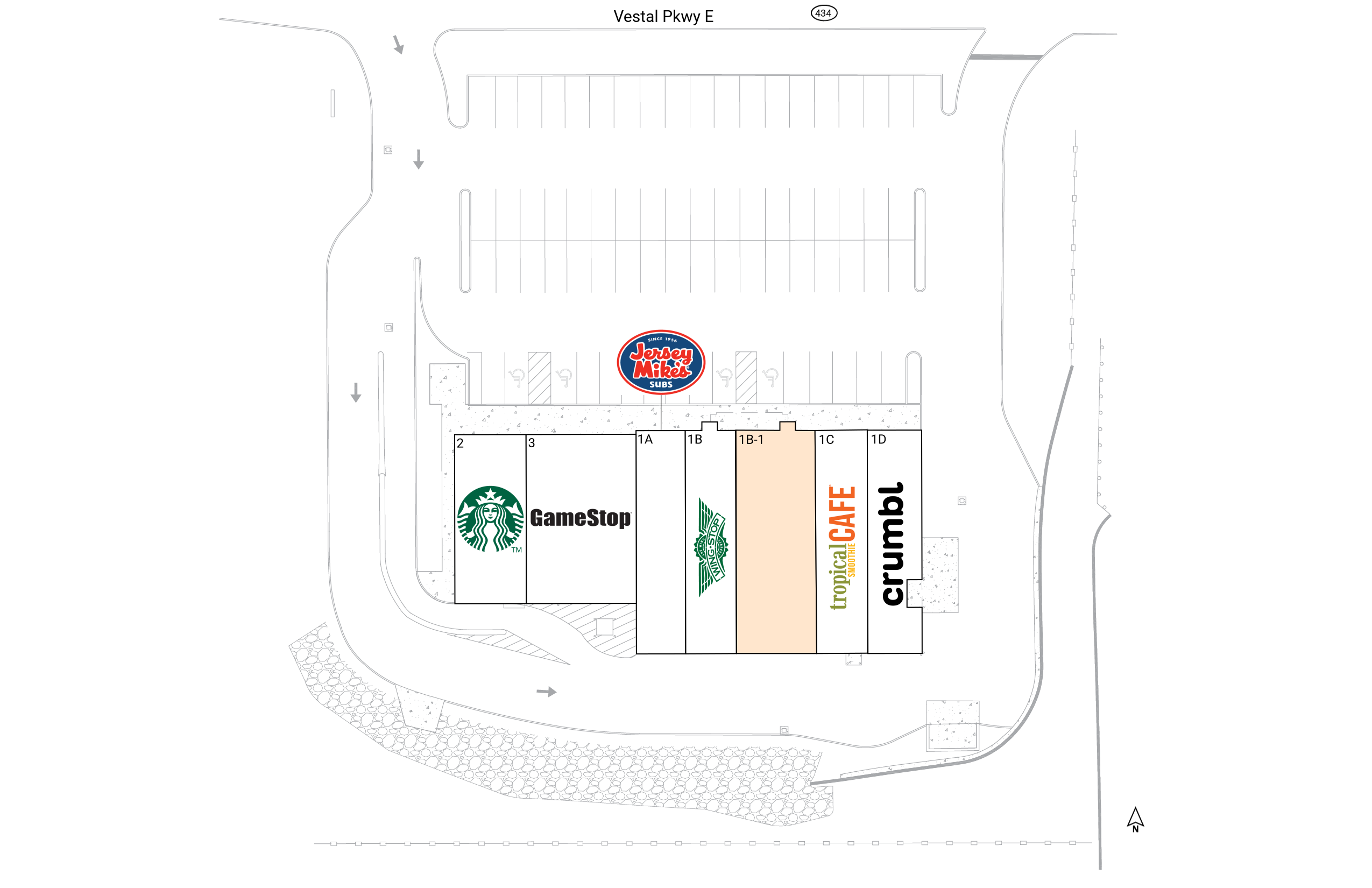 Retail Space for Lease at Vestal Exchange | Brixmor
