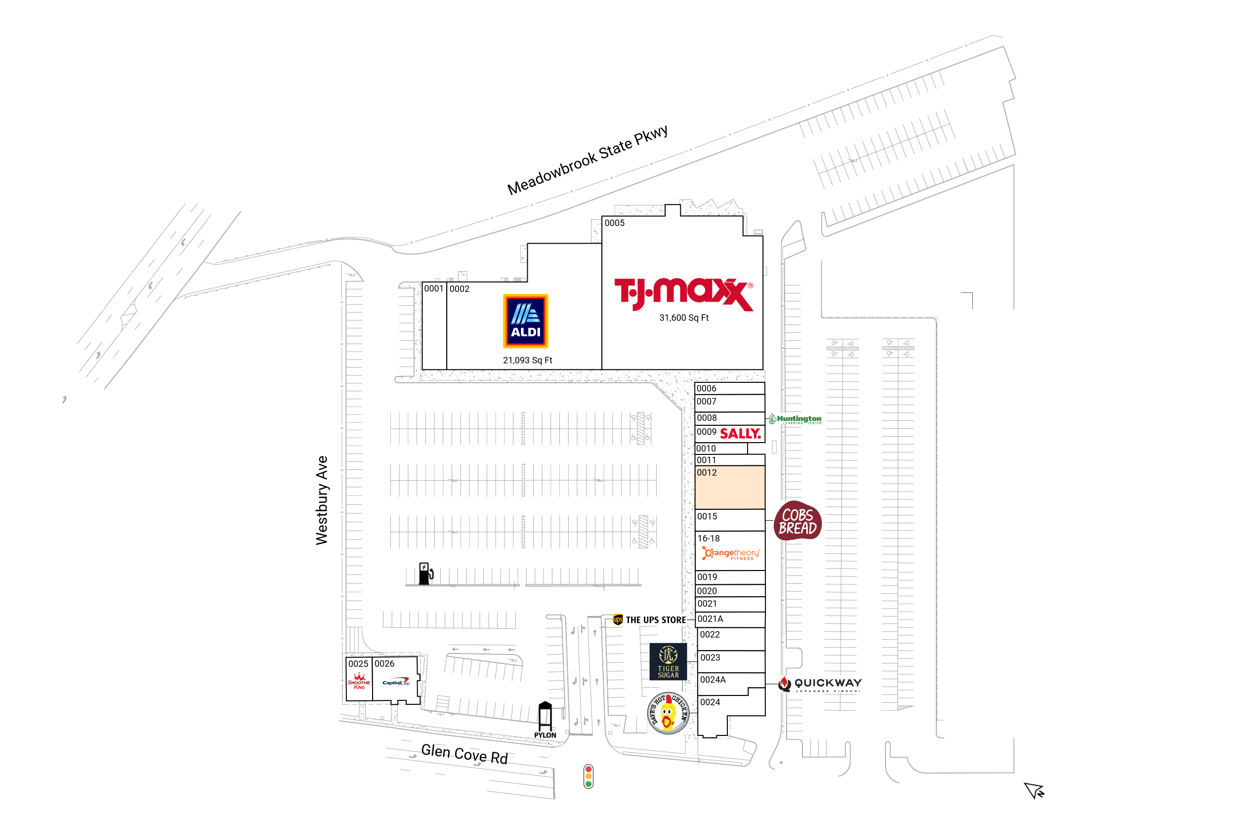Retail Space for Lease at Parkway Plaza - Carle Place | Brixmor
