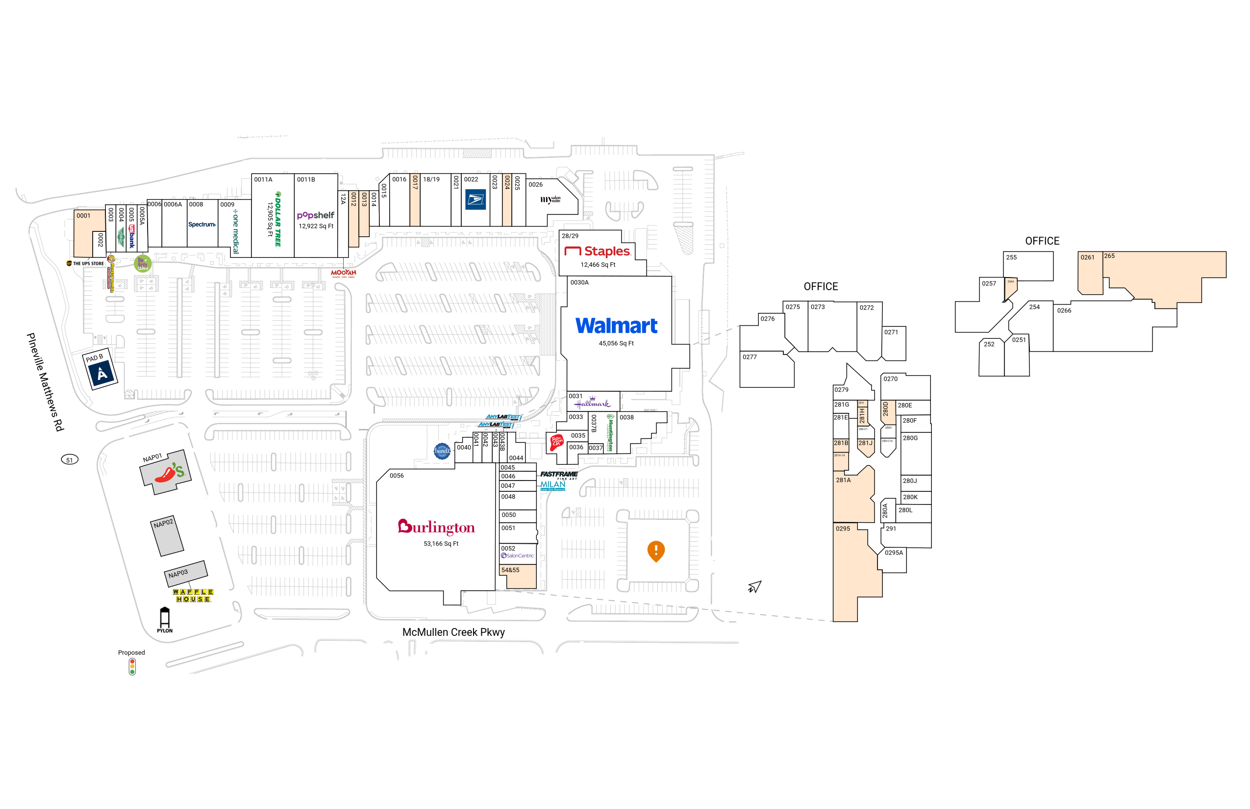 Retail Space for Lease at McMullen Creek Market | Brixmor
