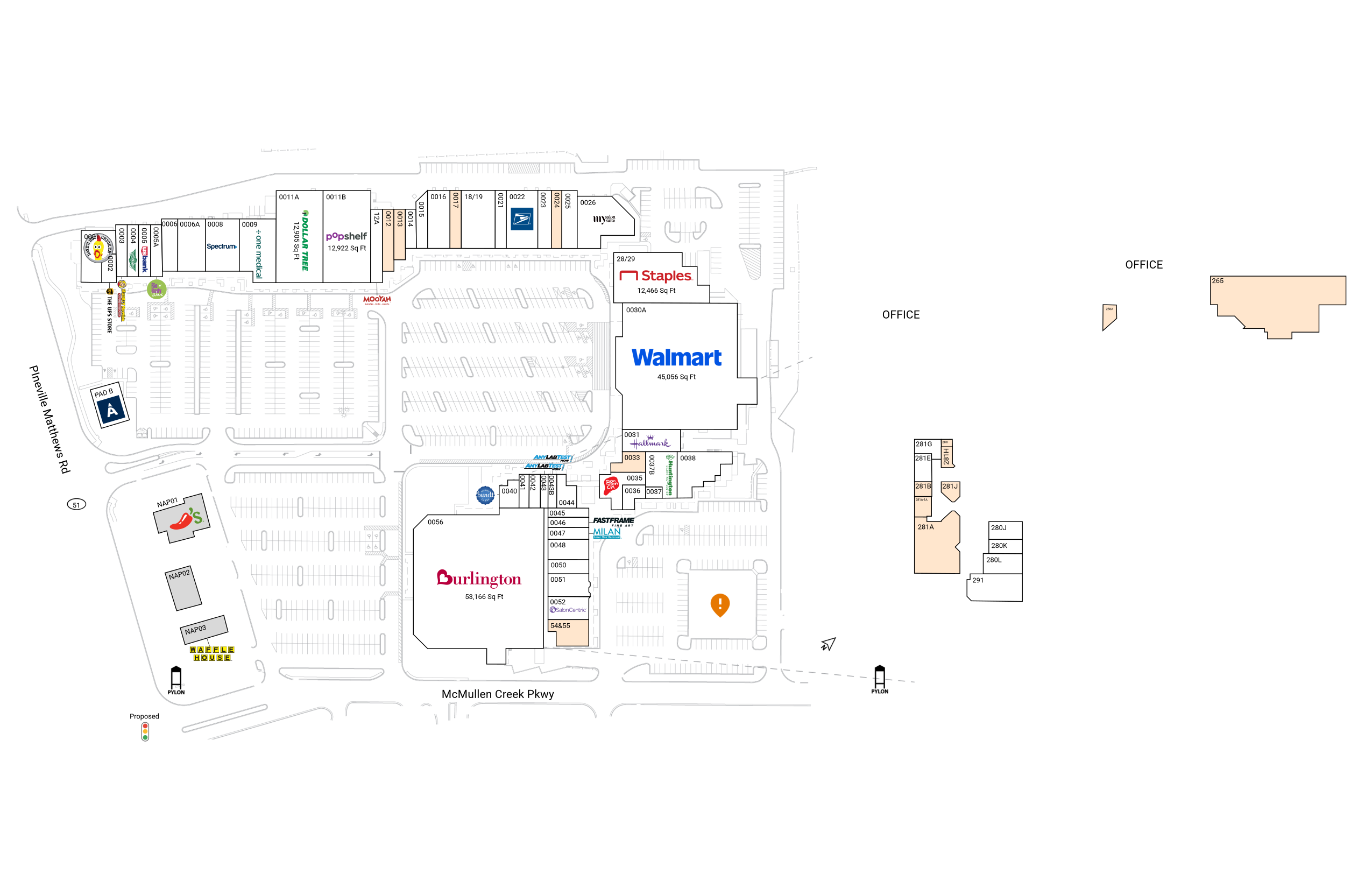 Retail Space for Lease at McMullen Creek Market | Brixmor