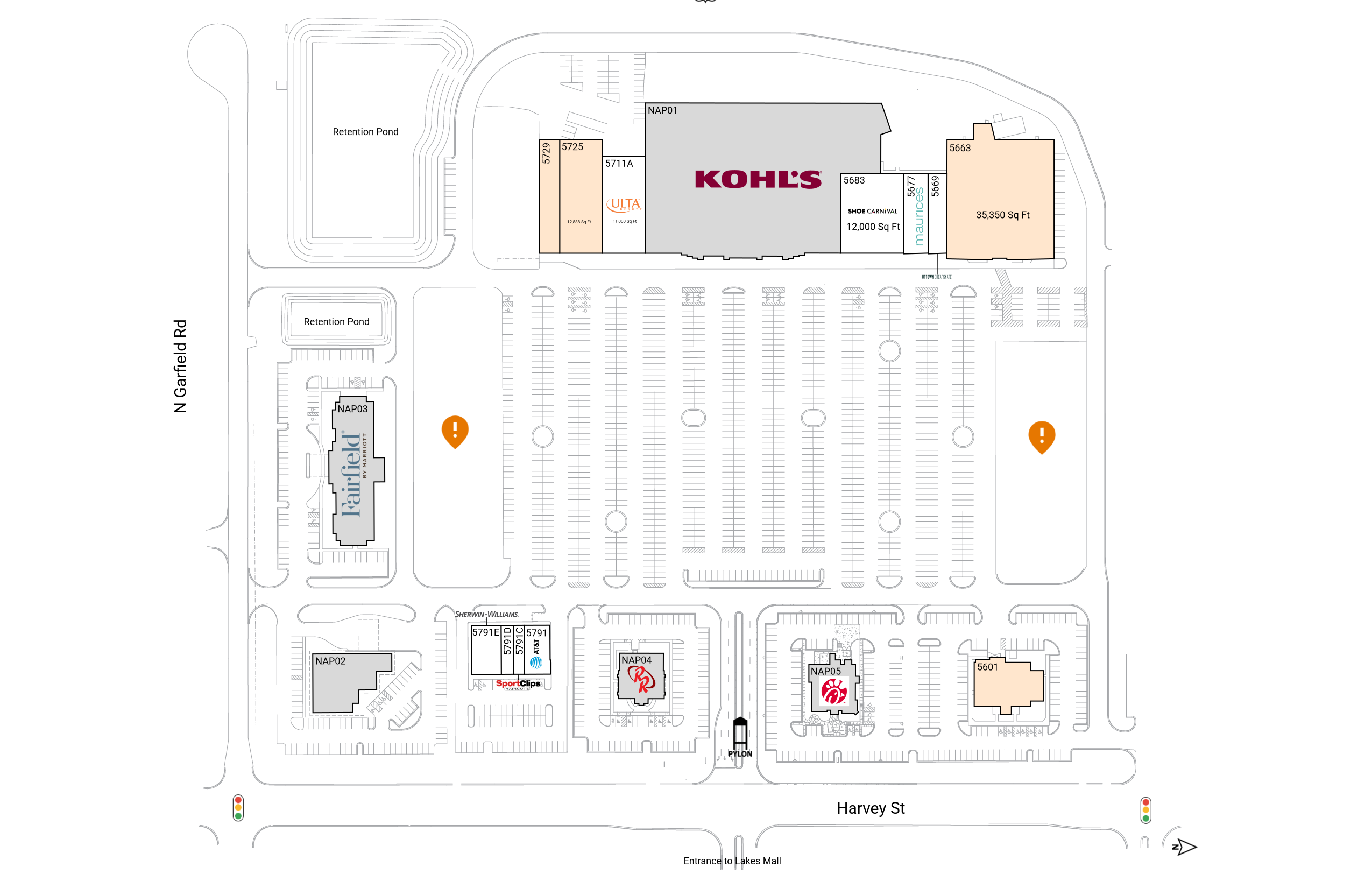 Retail Space for Lease at Lakes Crossing | Brixmor