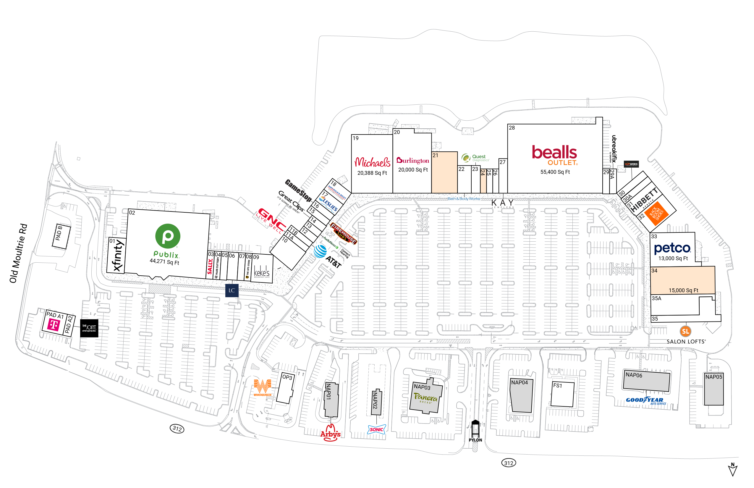 Retail Space for Lease at Cobblestone Village - St. Augustine